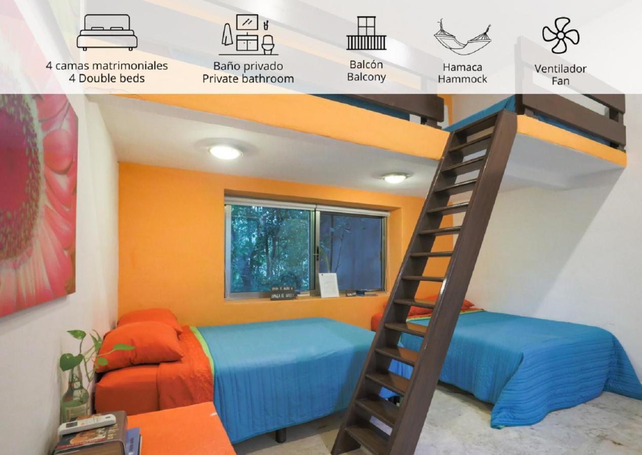 Guest House La Aldea Holistic Experience Cancun Exterior photo